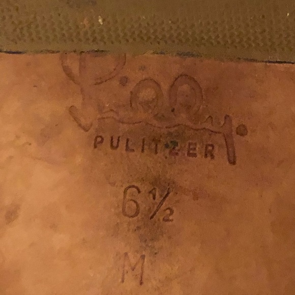 Lilly Pulitzer-Vintage Sandals Flowers Pink Size 6 1/2 - Picture 8 of 8